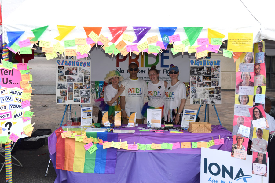 Staff members and friends of Iona were proud to represent Iona at our first Capital Pride Festival in June. 